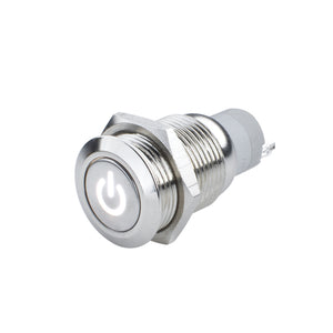 ORACLE Lighting 2057-001 Oracle Power Symbol On/Off Flush Mount LED Switch - White