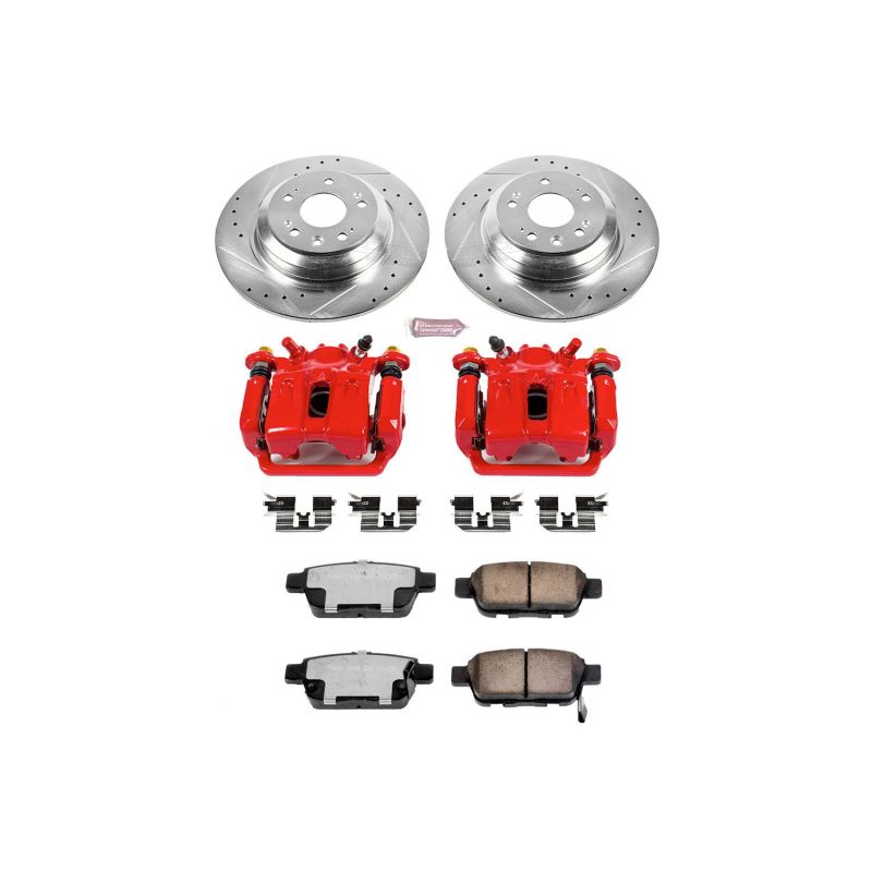 PowerStop KC5854 36 09 fits Acura TL Rear Z36 Truck & Tow Brake Kit w/Calipers