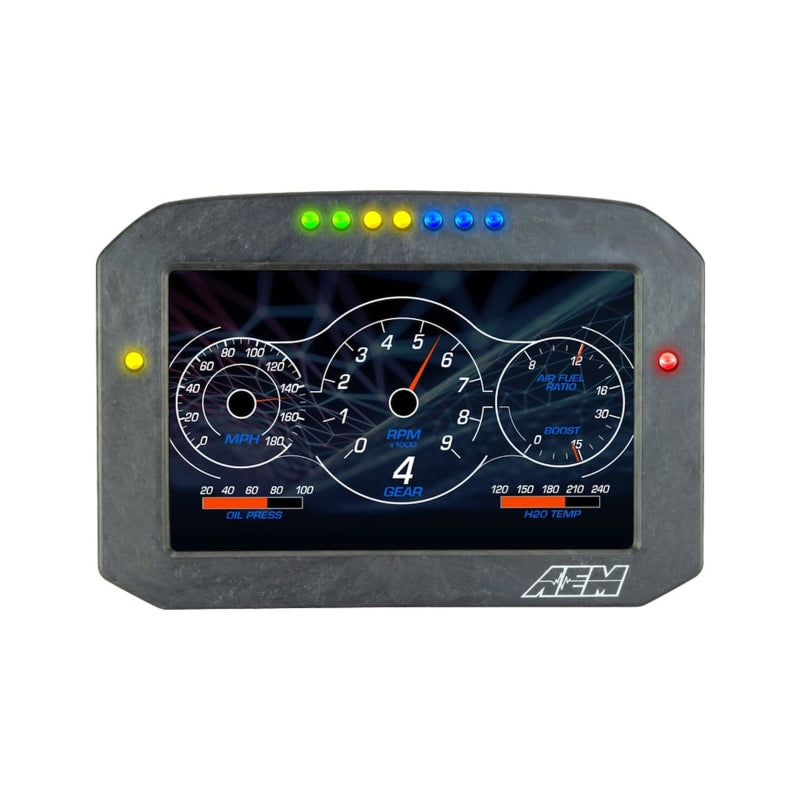 AEM 30-5701F CD-7L Carbon Logging Flush Digital Dash Display