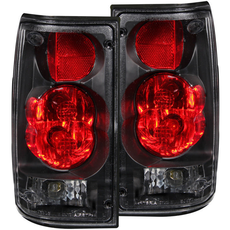 ANZO 211132 1995 fits Toyota 89-19 Pickup Taillights Black