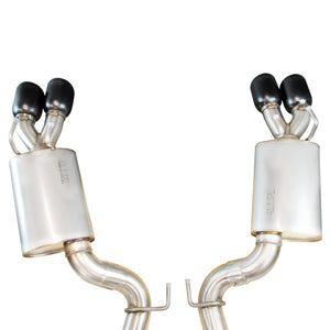 Kooks Headers 22504280 Kooks 10-15 Chevy Camaro SS/ZL1/1LE 3in Cat Back w/ 4in Slash Cut Black Tips