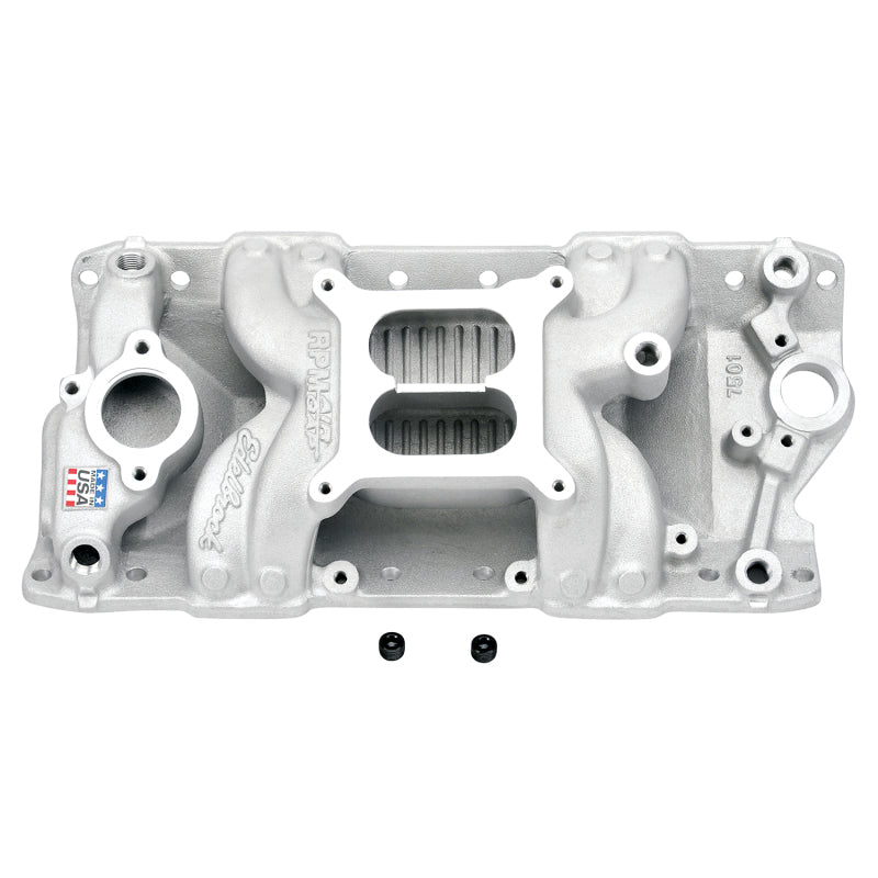 Edelbrock 7501 S/B fits Chevy RPM Air-Gap Manifold