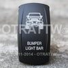 SPOD VVPZCBB-5JK JK Bumper Light Bar Rocker Switch