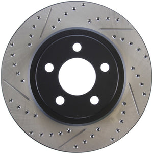 Stoptech 127.63062R 05-09 Chrysler 300 (5.7L V8 exc SRT-8) Rear Right Slotted & Drilled Rotor