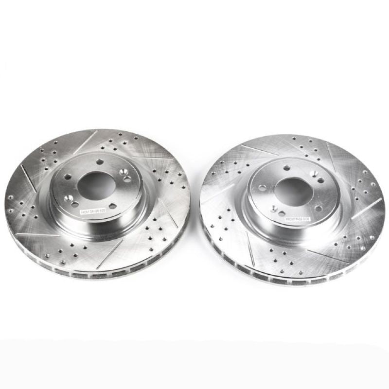 PowerStop fits Hyundai Genesis 10-16 Coupe Front Evolution Drilled & Slotted