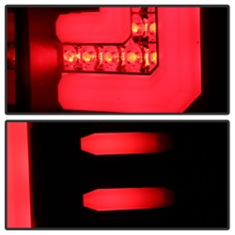 Spyder 5083777 fits GMC 16-20 Sierra 2017 Light Bar LED Tail Lights - Black ALT