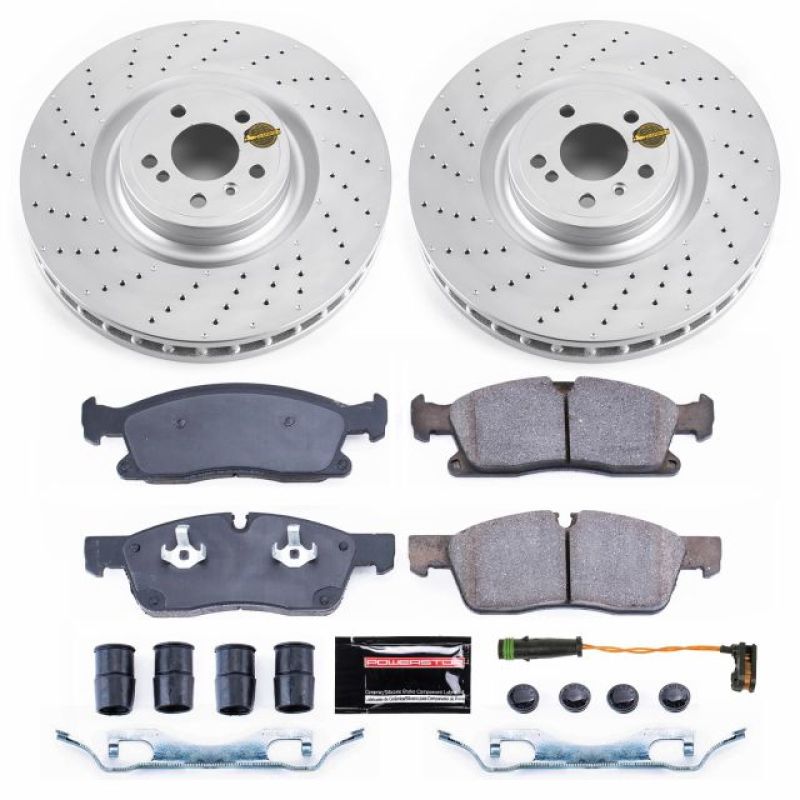 Power Stop CRK6899 13-16 fits Mercedes-Benz GL450 Front Z23 Coated Brake Kit