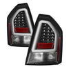 Spyder 5083326 fits Chrysler 05-07 300 V2 Light Bar LED Tail Lights - Black ALT