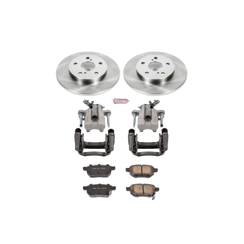 PowerStop KCOE7753 2016 fits Scion iM Rear Autospecialty Brake Kit w/Calipers