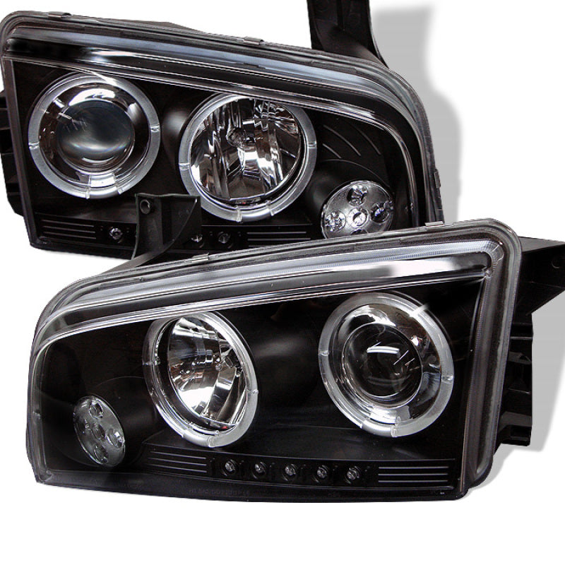 Spyder 5009739 fits Dodge 06-10 Charger Projector Headlights Halogen Only - LED