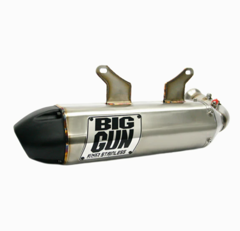 Big 14-2352 Gun 18-23 fits Yamaha WOLVERINE X4 EXO Stainless Slip On Exhaust