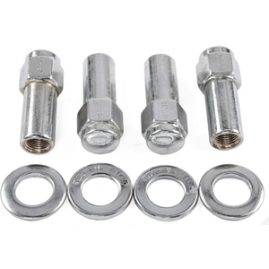 Weld 601-1412 Closed End Lug Nuts 12mm x 1.5 Thread Shank Seat - Chrome (4 Pa