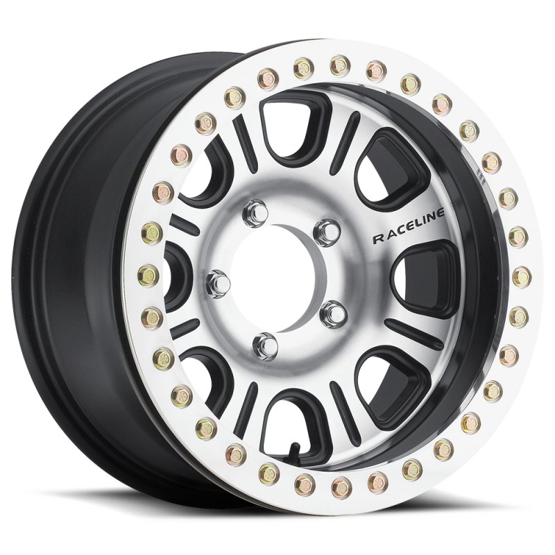 Raceline RT232-78500-25(6P) RT232 Monster BMF 17x8.5in / BLANK BP / -25mm Offset / 83.82mm Bore - Satin Black Machined