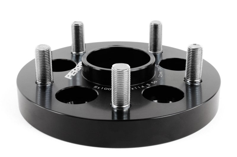 Perrin PSP-WHL-220BK Wheel Adapter 20mm Bolt-On Type 5x100 to 5x114.3 w/ 56mm Hub (Set of 2)