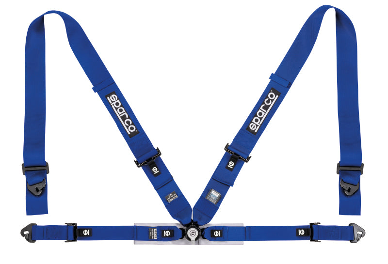Sparco 04716M1AZ Belt 4Pt 3in/2in Competition Harness - Blue