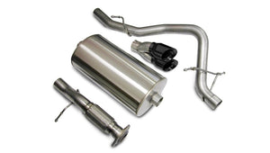 CORSA Performance 14207BLK Corsa 2007-2008 fits Chevrolet Tahoe 5.3L V8 Black Sport Cat-Back Exhaust