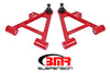 BMR AA035R Fox Mustang Lower Non-Adj. A-Arms (Coilover Only) w/ STD. Ball Joint (Poly) - Red