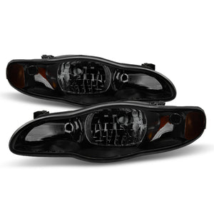 9028939 Xtune fits Chevy 00-05 Monte Carlo OEM Style Headlights Black Smoked H