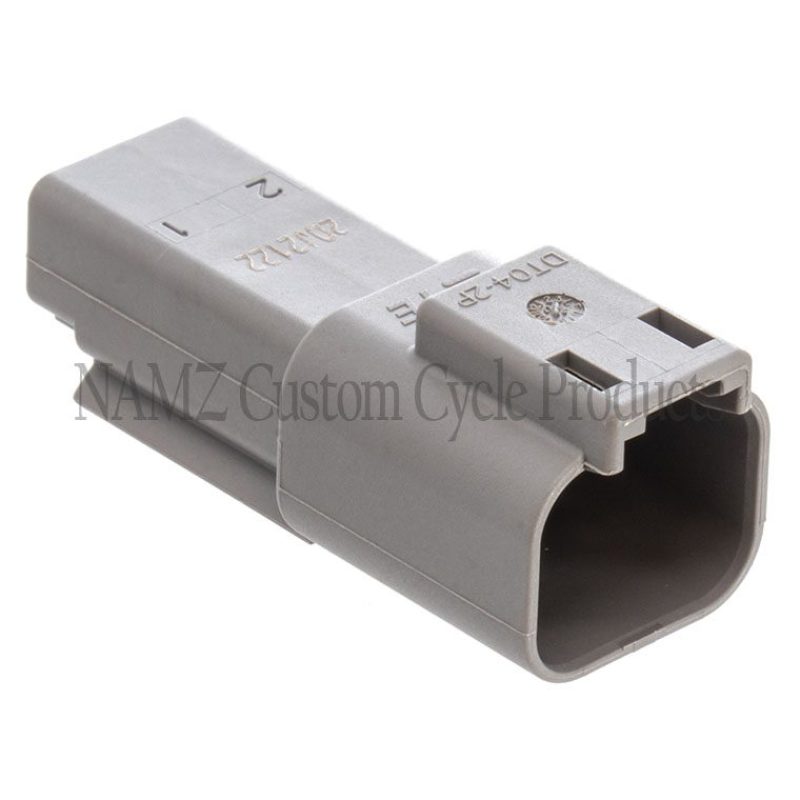 NAMZ DR-2G Deutsch DT Series 2-Wire Receptacle & Wedgelock - Gray (HD 721GY)