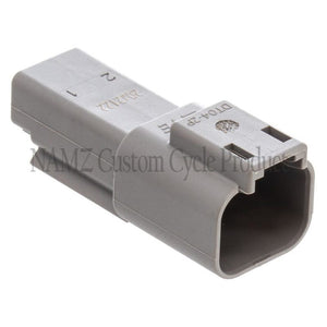 NAMZ DR-2G Deutsch DT Series 2-Wire Receptacle & Wedgelock - Gray (HD 72122-94GY