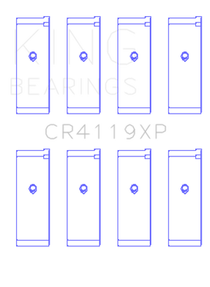 KING KINGCR4119XP0.25 fits CR4119XP0.25 fits Mitsubishi 4G91/4G92/4G93 16V (Siz