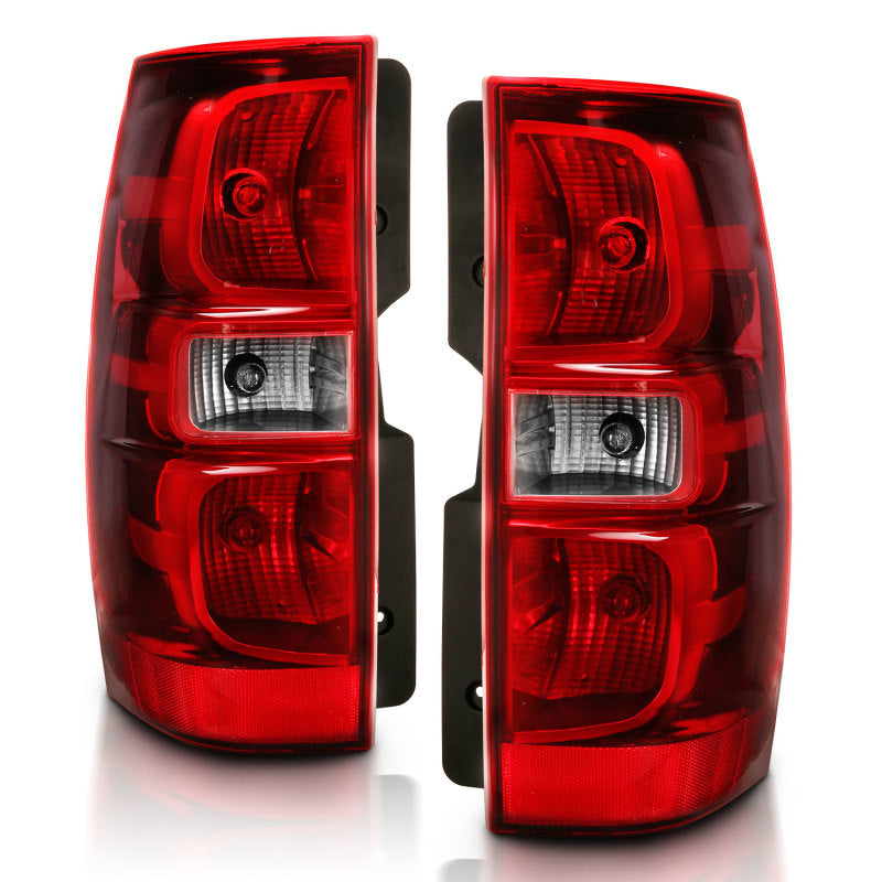 ANZO 311304 2014 fits Chevy 07-20 Tahoe Taillight Red/Clear Lens (OE Replacement)