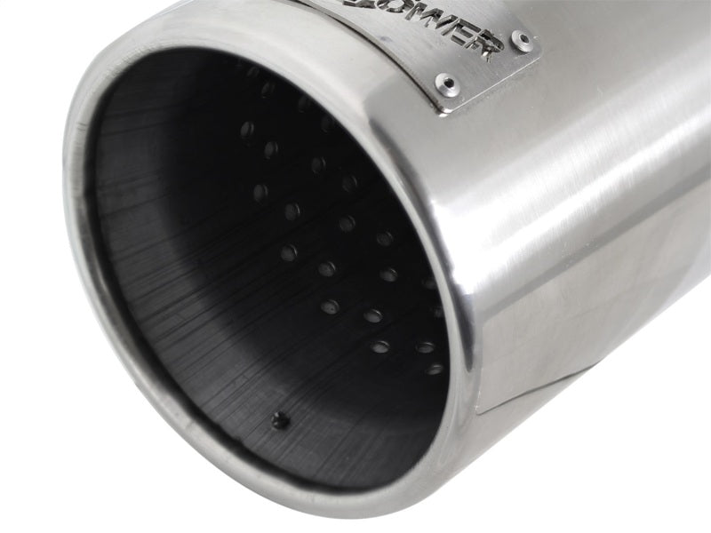 AFE 49-92043-P orce-XP 304 SS Sing Wall Pol Exh Tip Univ Exit 3in Inlet x 4in O