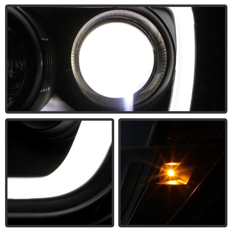 Spyder 5088185 fits Toyota 05-11 Tacoma V2 High-Power LED Headlights - Black PR