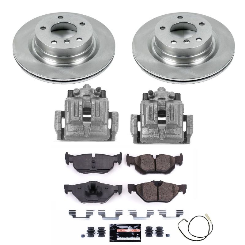 PowerStop KCOE044 2006 fits BMW 325i Rear Autospecialty Brake Kit w/Calipers