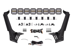 Diode Dynamics DD6821 fits Jeep JL SS5 Sport CrossLink Windshield - White Combo Lightbar Kit