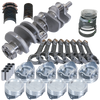Eagle 14806040 fits Ford 351W SVO 4.000in Crank 2.750in Mains 6.200in I-Beam Rod 4.040in Pistons Rotating Assembly
