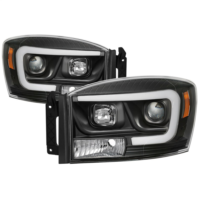Spyder 5085306 fits Dodge 06-08 Ram 1500 V2 Projector Headlights - Light Bar DR