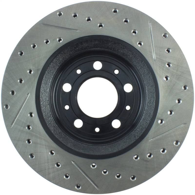 Stoptech 127.39023R Slotted & Drilled Sport Brake Rotor