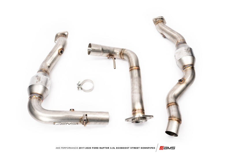 AMS AMS.45.05.0001-2 Performance fits Ford 17-20 Raptor 3.5L Ecoboost Street Downpipes