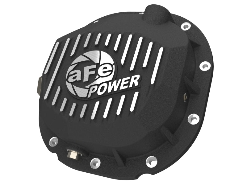 aFe 46-71410B 90-14 fits Ford F-150 Rear Differential Cover - Blk w/ Machined Fins