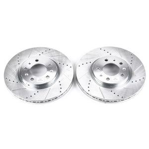 PowerStop fits Pontiac 06-09 Solstice Front Evolution Drilled & Slotted Rotors -