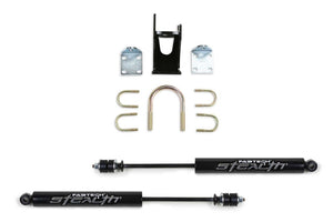 Fabtech FTS8046 05-21 fits Ford F250/350 4WD Dual Stealth Steering Stabilizer Kit - Opposing Style