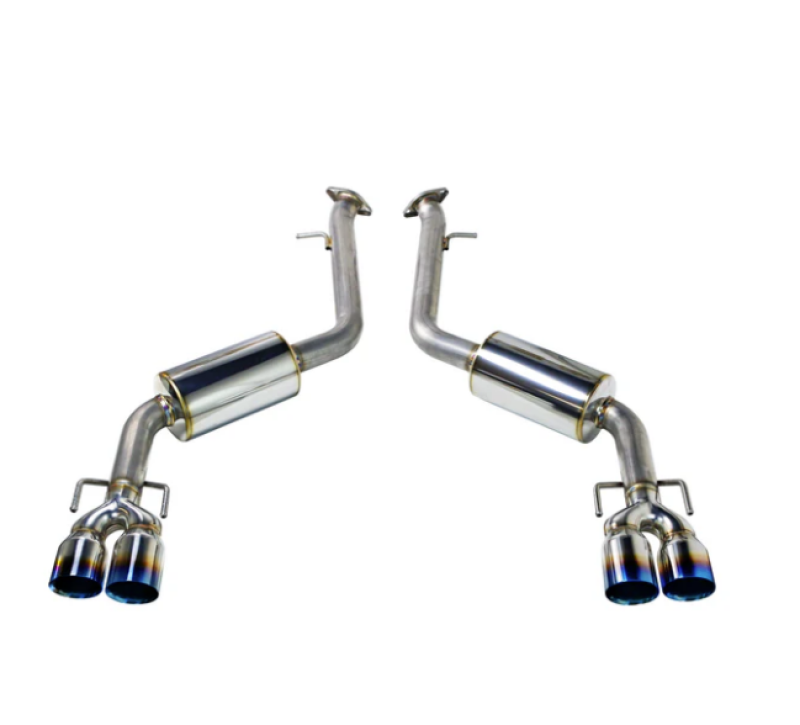 Remark RO-TTE3-DM 17-20 fits Lexus IS200/300/350 Axleback Exhaust - SS Double Wall Burnt Tip (Muffler Version)