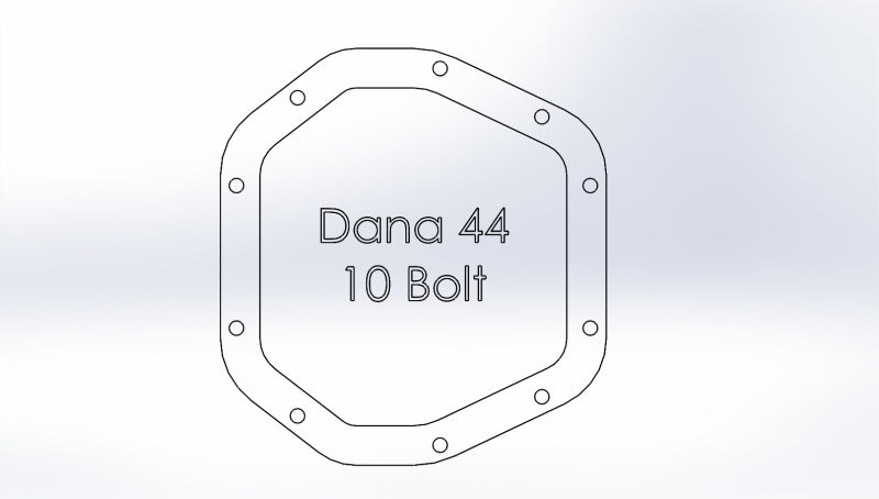 AFE 46-7111BB Pro Series Dana 44 Front & Rear Diff Cover Black w/ Mach Fins 97-