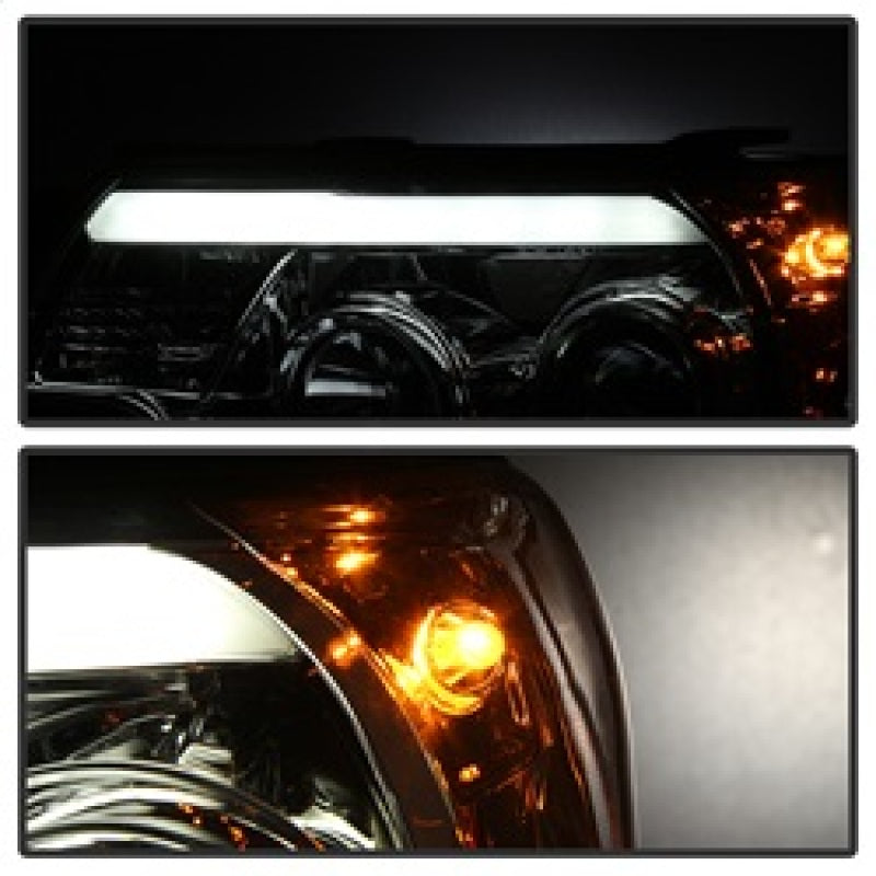 Spyder 5081704 fits Toyota 12-16 Tacoma Projector Headlights Light Bar DRL Chro