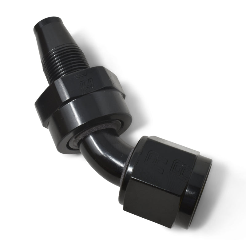 Russell 615113 Performance -10 AN 45 Degree Hose End Without Socket - Black