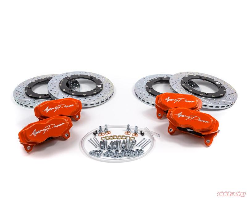 Agency Power AP-BRP-X3-460-OR Big Brake Kit Front and Rear Orange fits Can-Am 14-18 Maverick X3 Turbo