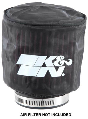 K&N Engineering RB-0900DK K&N Black Drycharger Round Straight Air Filter Wrap 4.5in ID x 4in H