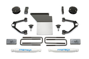 Fabtech K1059 07-18 fits GM K1500 w/OE Forged UCA 3.5in Budget UCA System w/Rear Perf. Shocks
