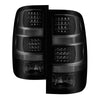 9034077 Xtune fits GMC 07-13 Sierra LED Tail Lights Black Smoked ALT-JH-GS07-L