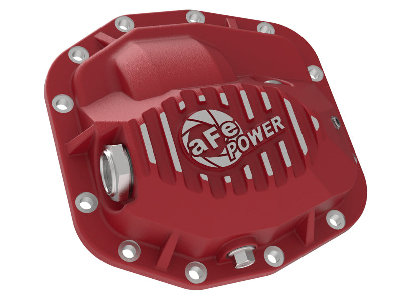 AFE 46-71010R ries Front Differential Cover Red 2018+ fits Jeep Wrangler (JL) V