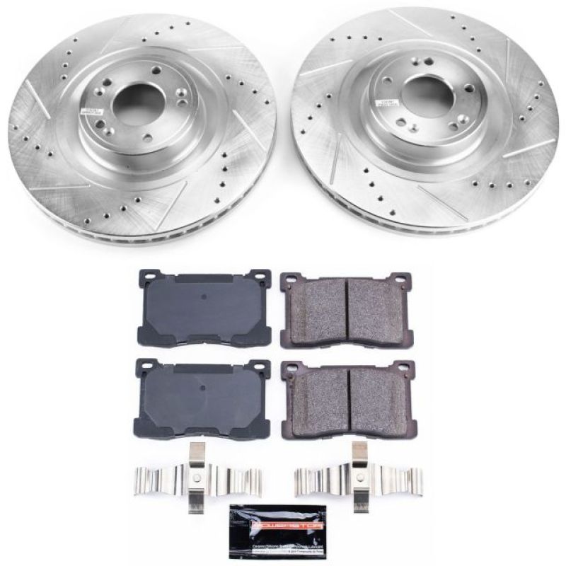 PowerStop K6313 fits Hyundai 12-16 Equus Front Z23 Evolution Sport Brake Kit