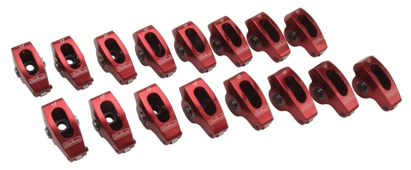 Edelbrock 77790 Rocker Arms Roller BBC 7/16In 1 7 1 Ratio Set of 16