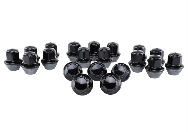 fits Ford 15-18 Racing M-1012K-MB Mustang Black Lug Nut Kit (20 Lug Nuts)