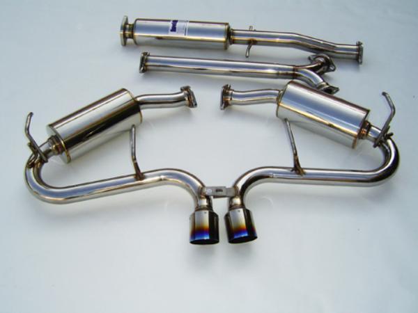 Invidia HS03MCSGTT 03-04 fits Mini Cooper S 60mm (80mm tip) Titanium Tip Cat-bac